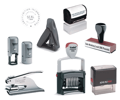 Custom Stamps Self inking and rubber stamps